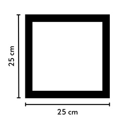 25x25 cm